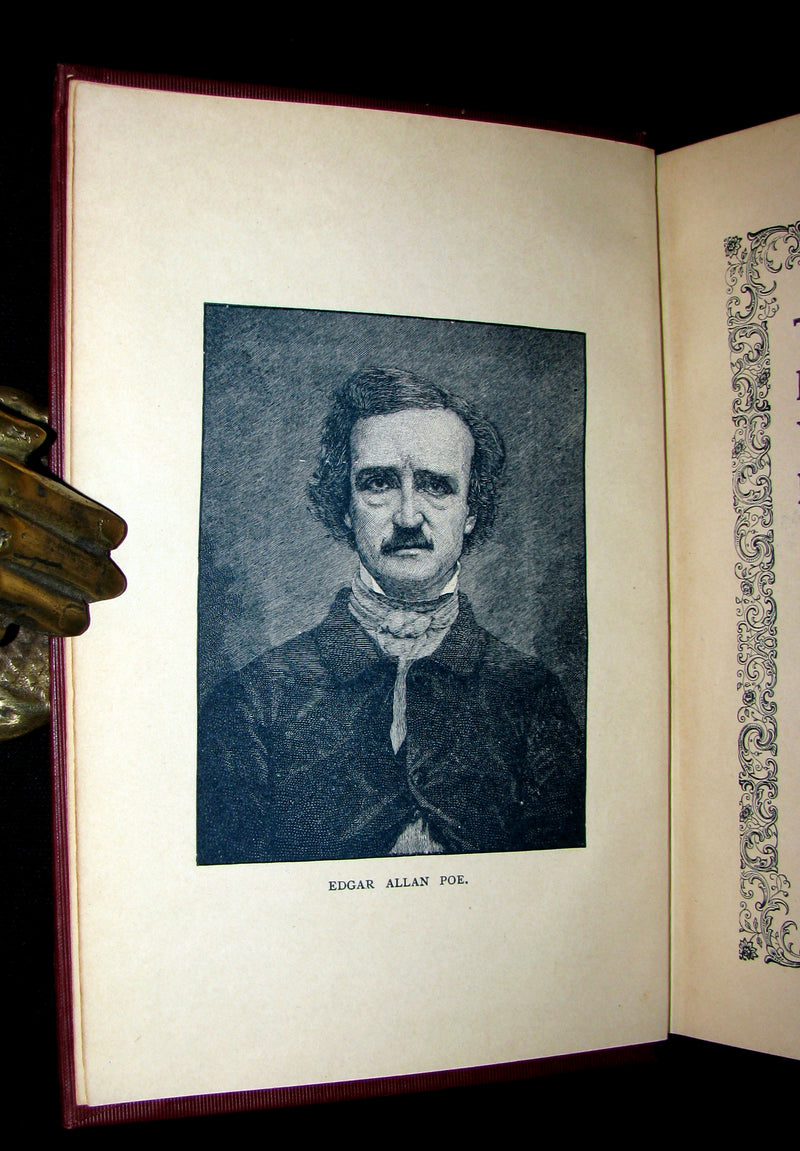1892 Rare Book - The Poetical Works Of EDGAR ALLAN POE with a full and impartial Memoir of the Poet.