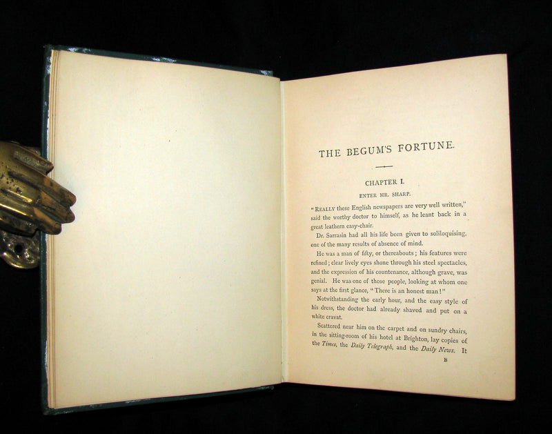 1887 Rare Edition - Jules Verne - The Begum's Fortune. With an account of the mutineers of the "Bounty".