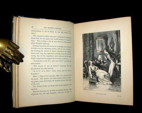 1887 Rare Edition - Jules Verne - The Begum's Fortune. With an account of the mutineers of the "Bounty".