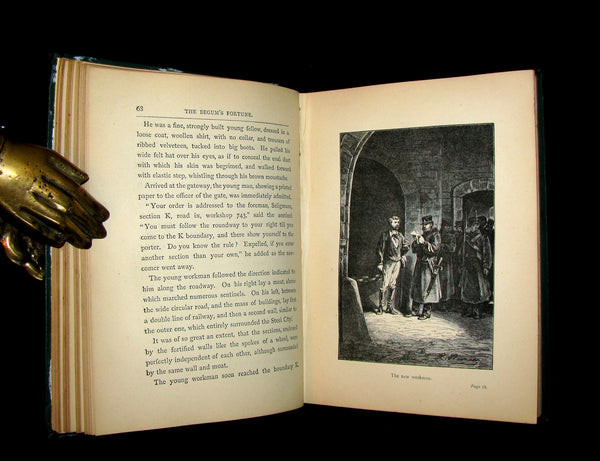 1887 Rare Edition - Jules Verne - The Begum's Fortune. With an account of the mutineers of the "Bounty".