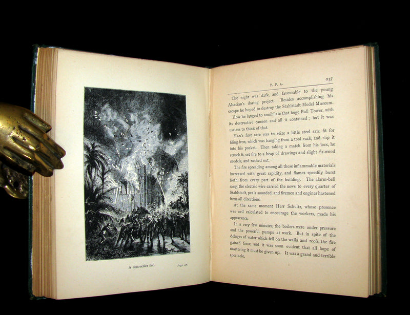 1887 Rare Edition - Jules Verne - The Begum's Fortune. With an account of the mutineers of the "Bounty".
