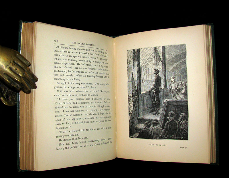 1887 Rare Edition - Jules Verne - The Begum's Fortune. With an account of the mutineers of the "Bounty".
