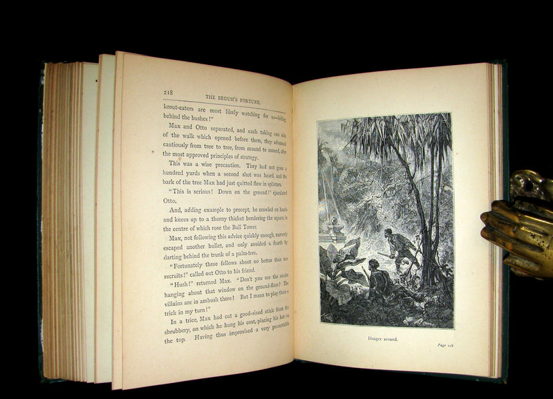 1887 Rare Edition - Jules Verne - The Begum's Fortune. With an account of the mutineers of the "Bounty".