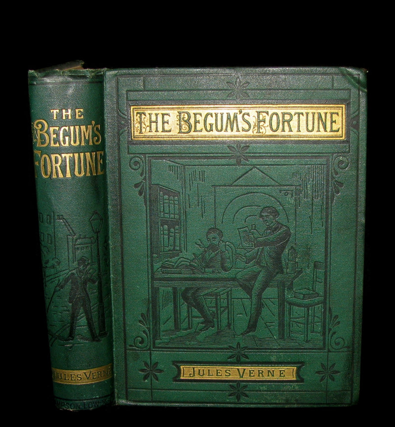 1887 Rare Edition - Jules Verne - The Begum's Fortune. With an account of the mutineers of the "Bounty".