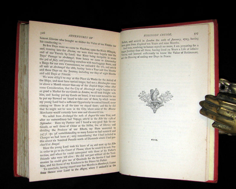 1880 Rare Book - THE LIFE & ADVENTURES OF ROBINSON CRUSOE. Illustrated by Ernest Griset.