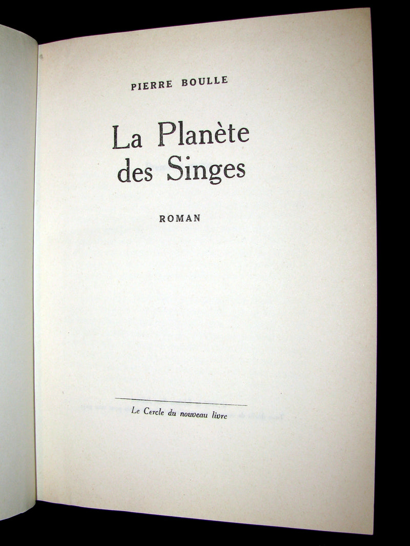 1963 Rare First Limited Edition #691 - La Planete des Singes (The Planet of the Apes) by Pierre Boulle