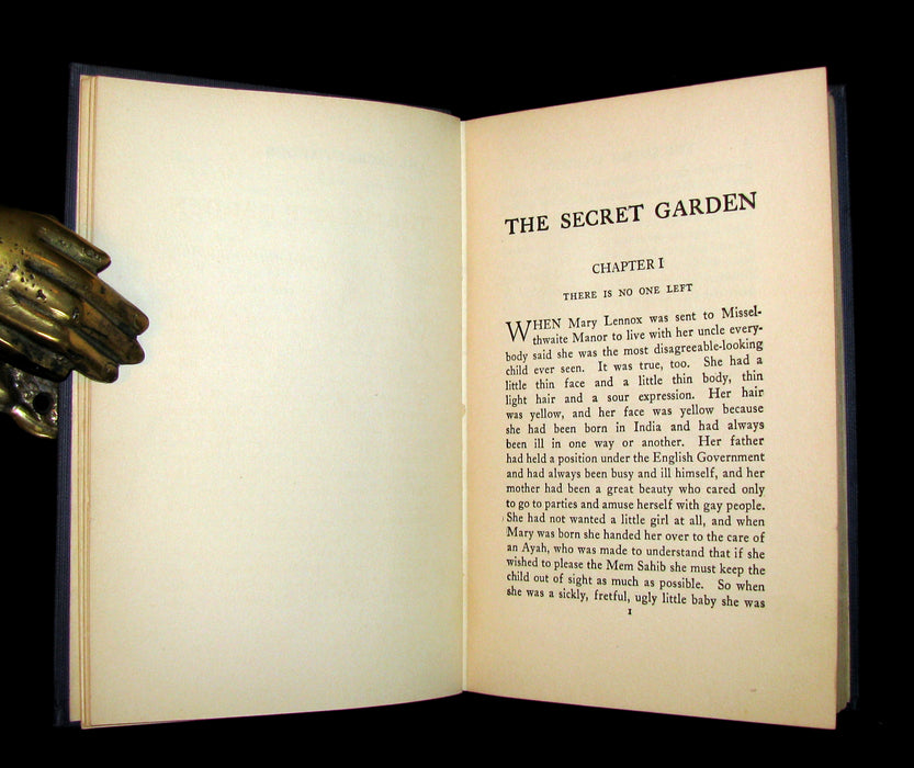 1911 Rare First Edition Book - The Secret Garden by Frances Hodgson Burnett.