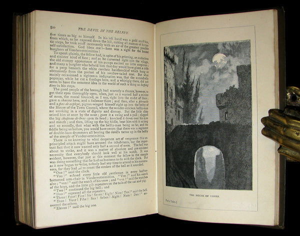 1891 Rare Book - Edgar Allan POE Tales of Adventure, Mystery and Imagination.