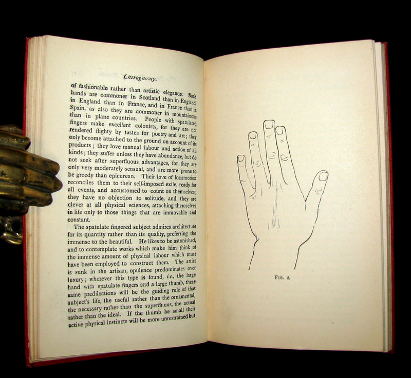 1900 Scarce CHIROMANCY Book -  The Illustrated Science of Palmistry by Henry Frith.