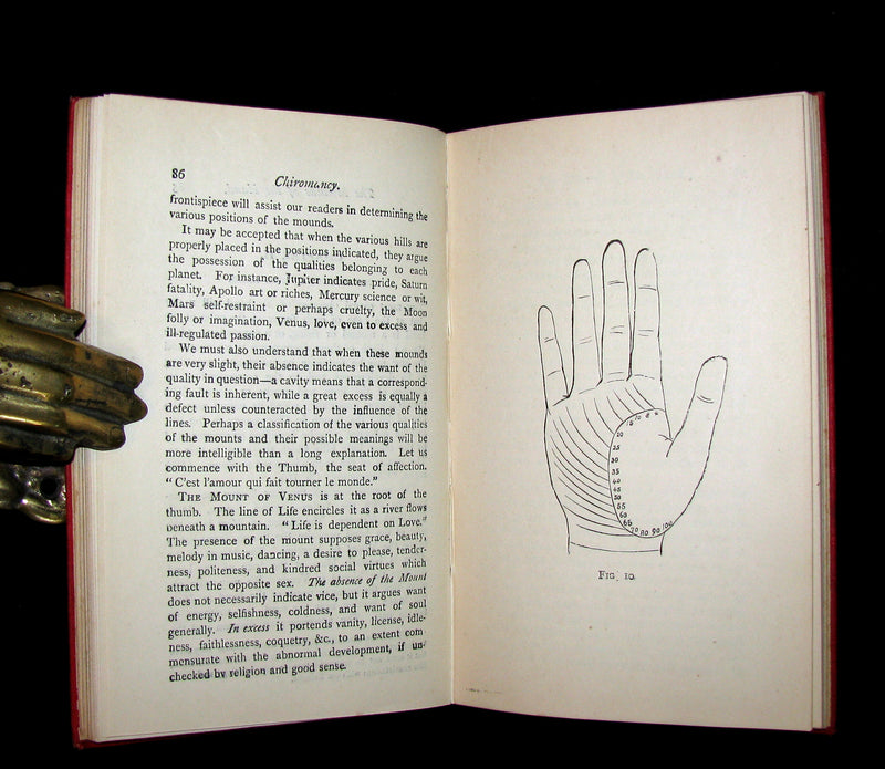 1900 Scarce CHIROMANCY Book -  The Illustrated Science of Palmistry by Henry Frith.