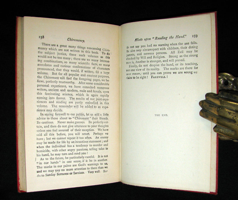 1900 Scarce CHIROMANCY Book -  The Illustrated Science of Palmistry by Henry Frith.
