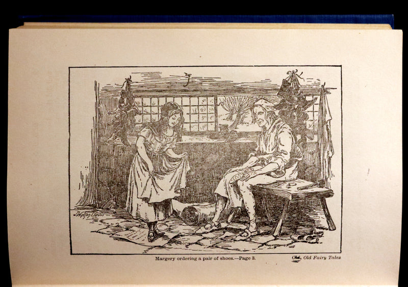 1900 Rare Book with scarce Dust Jacket - The OLD OLD FAIRY TALES by Mrs Valentine