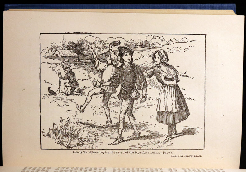 1900 Rare Book with scarce Dust Jacket - The OLD OLD FAIRY TALES by Mrs Valentine