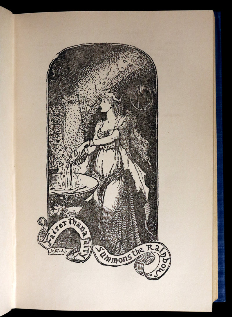 1900 Rare Book with scarce Dust Jacket - The OLD OLD FAIRY TALES by Mrs Valentine
