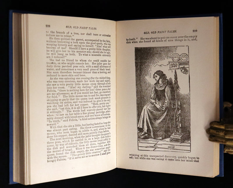1900 Rare Book with scarce Dust Jacket - The OLD OLD FAIRY TALES by Mrs Valentine