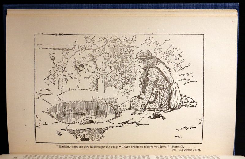 1900 Rare Book with scarce Dust Jacket - The OLD OLD FAIRY TALES by Mrs Valentine