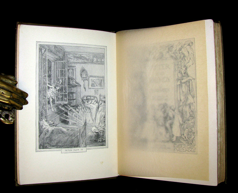 1911 Rare First Edition Book  - PETER PAN - Peter and Wendy by James Matthew Barrie.