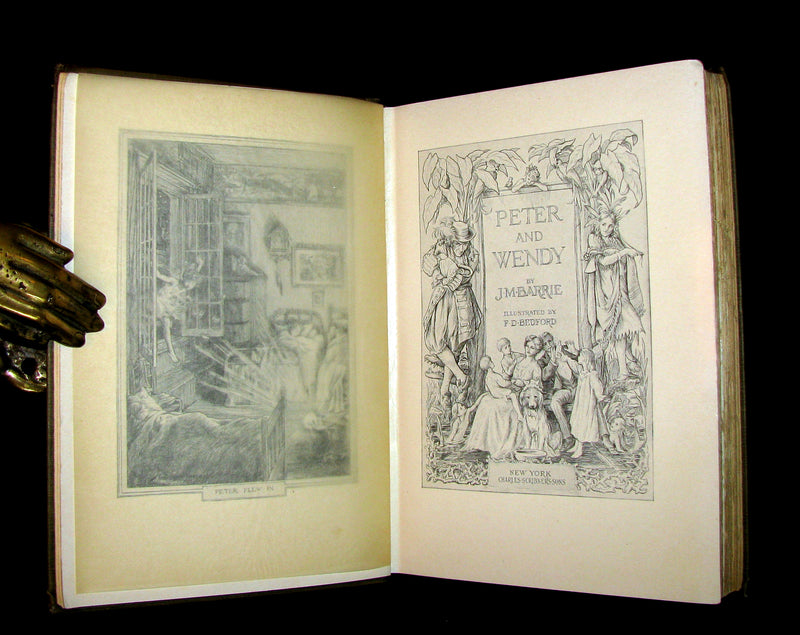 1911 Rare First Edition Book  - PETER PAN - Peter and Wendy by James Matthew Barrie.