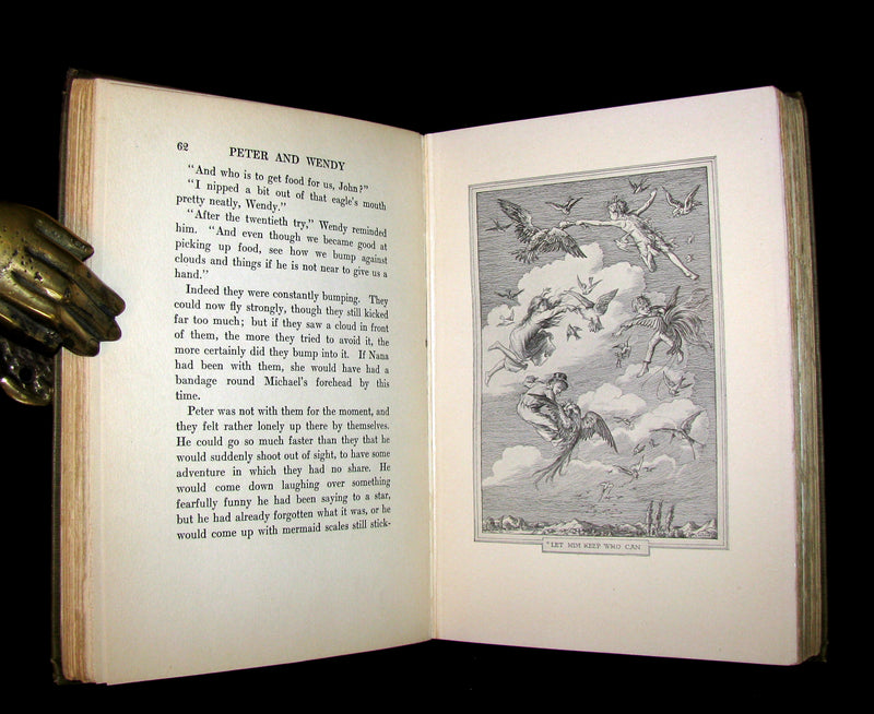 1911 Rare First Edition Book  - PETER PAN - Peter and Wendy by James Matthew Barrie.