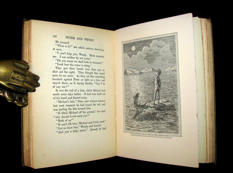 1911 Rare First Edition Book  - PETER PAN - Peter and Wendy by James Matthew Barrie.