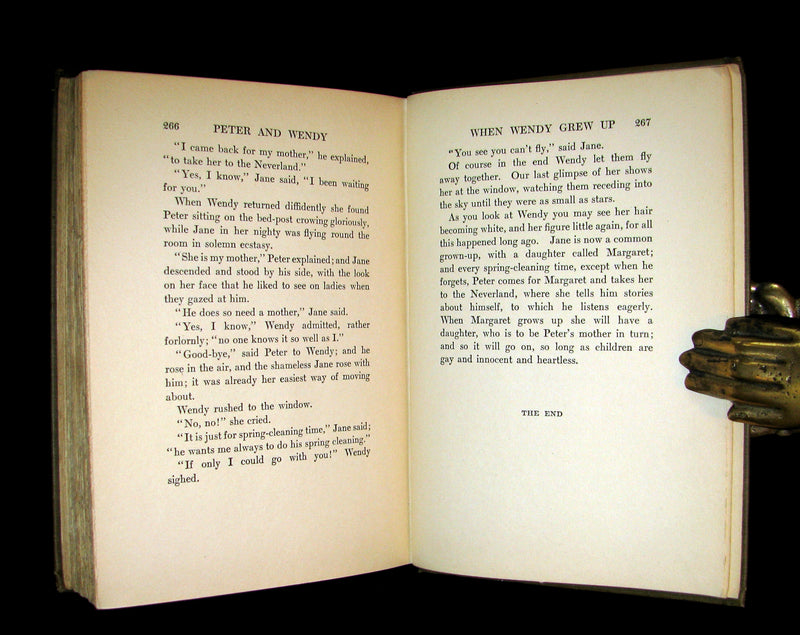 1911 Rare First Edition Book  - PETER PAN - Peter and Wendy by James Matthew Barrie.