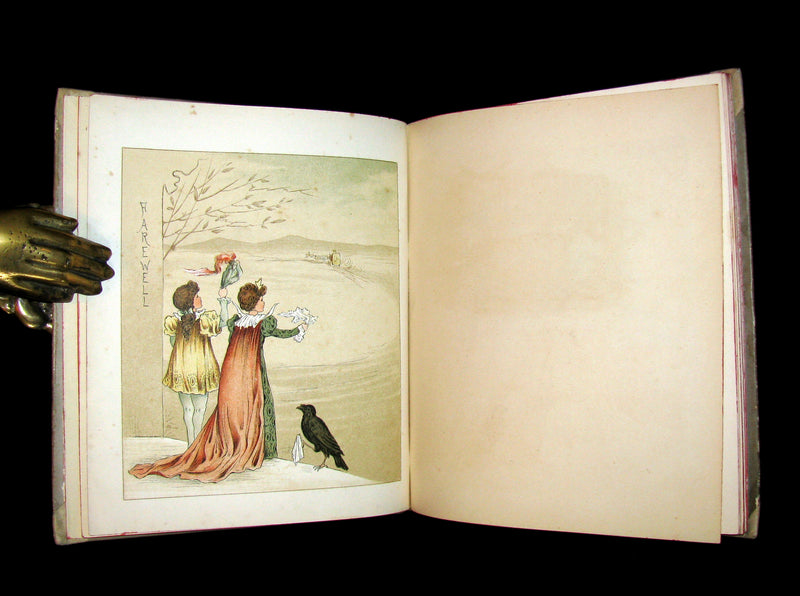 1885 Scarce Victorian Book -  The SNOW QUEEN by Andersen illustrated by T. Pym.