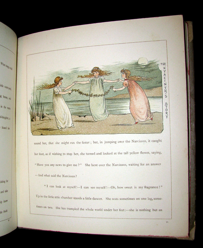 1885 Scarce Victorian Book -  The SNOW QUEEN by Andersen illustrated by T. Pym.