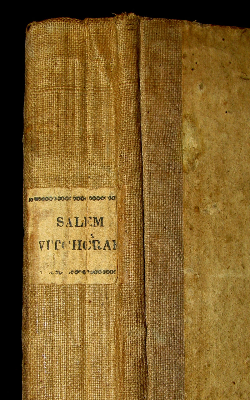 1828 Scarce Book - SALEM WITCHCRAFT - Wonders of the Invisible World by Robert Calef.