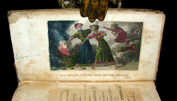 1828 Scarce Book - SALEM WITCHCRAFT - Wonders of the Invisible World by Robert Calef.