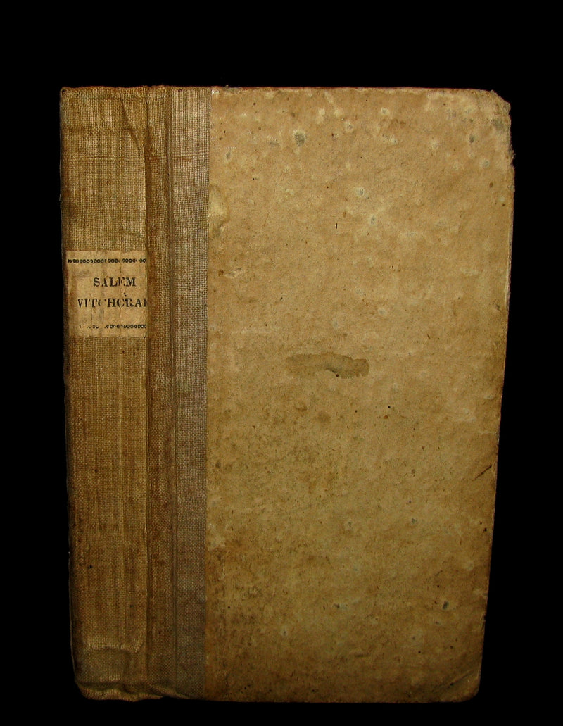 1828 Scarce Book - SALEM WITCHCRAFT - Wonders of the Invisible World by Robert Calef.
