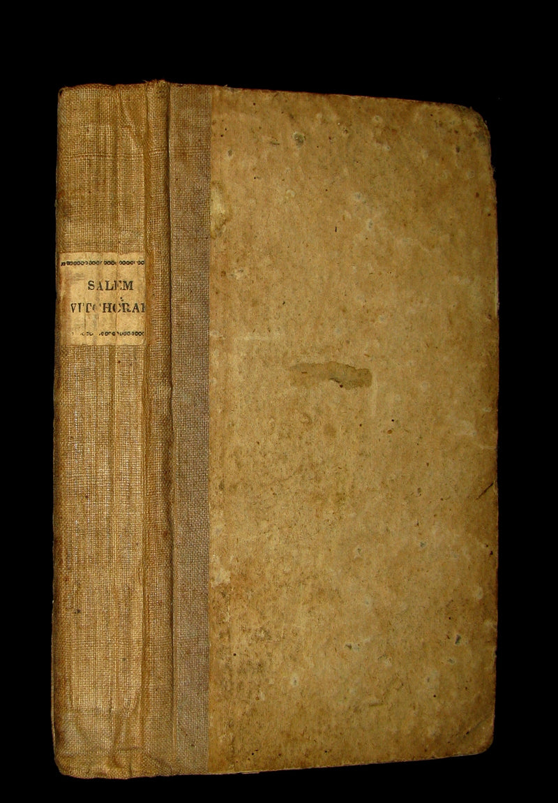 1828 Scarce Book - SALEM WITCHCRAFT - Wonders of the Invisible World by Robert Calef.