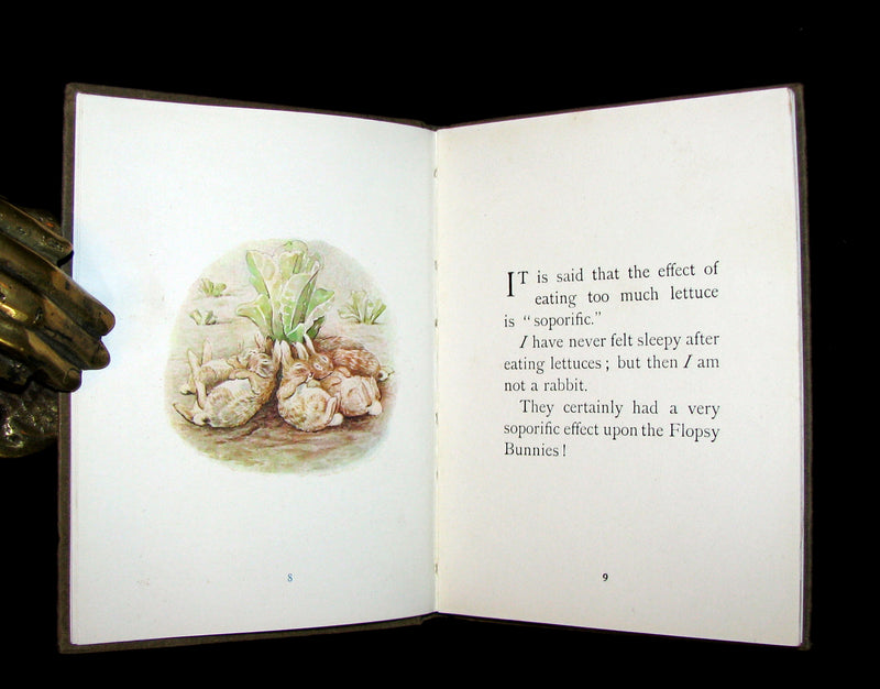 1909 Rare Book - Beatrix Potter - The Tale of the Flopsy Bunnies - First Edition, 1st or 2nd printing.