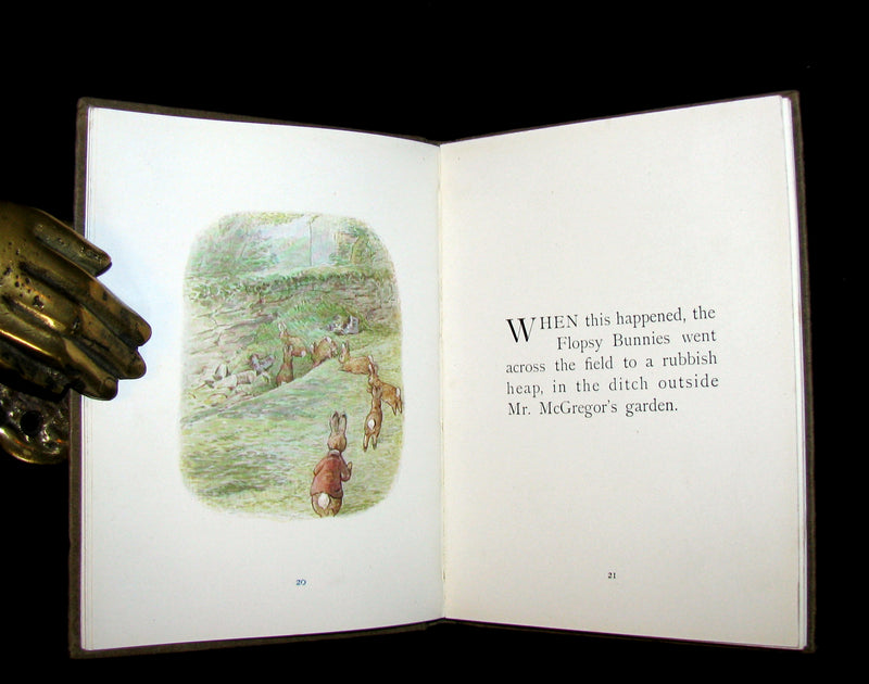 1909 Rare Book - Beatrix Potter - The Tale of the Flopsy Bunnies - First Edition, 1st or 2nd printing.