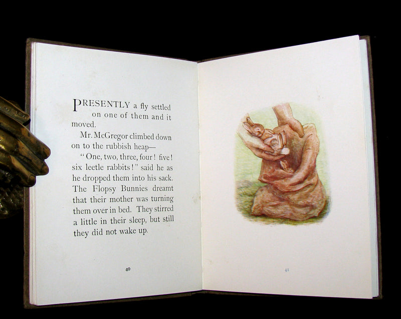 1909 Rare Book - Beatrix Potter - The Tale of the Flopsy Bunnies - First Edition, 1st or 2nd printing.