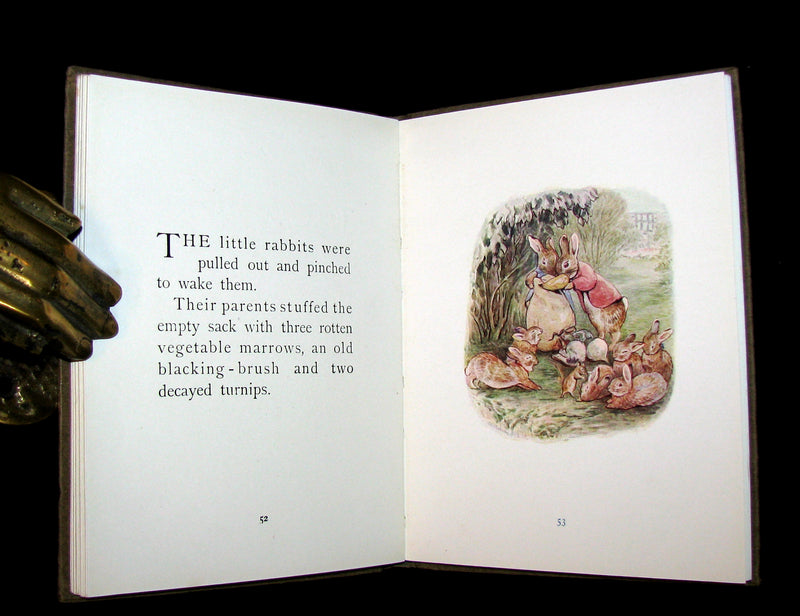 1909 Rare Book - Beatrix Potter - The Tale of the Flopsy Bunnies - First Edition, 1st or 2nd printing.