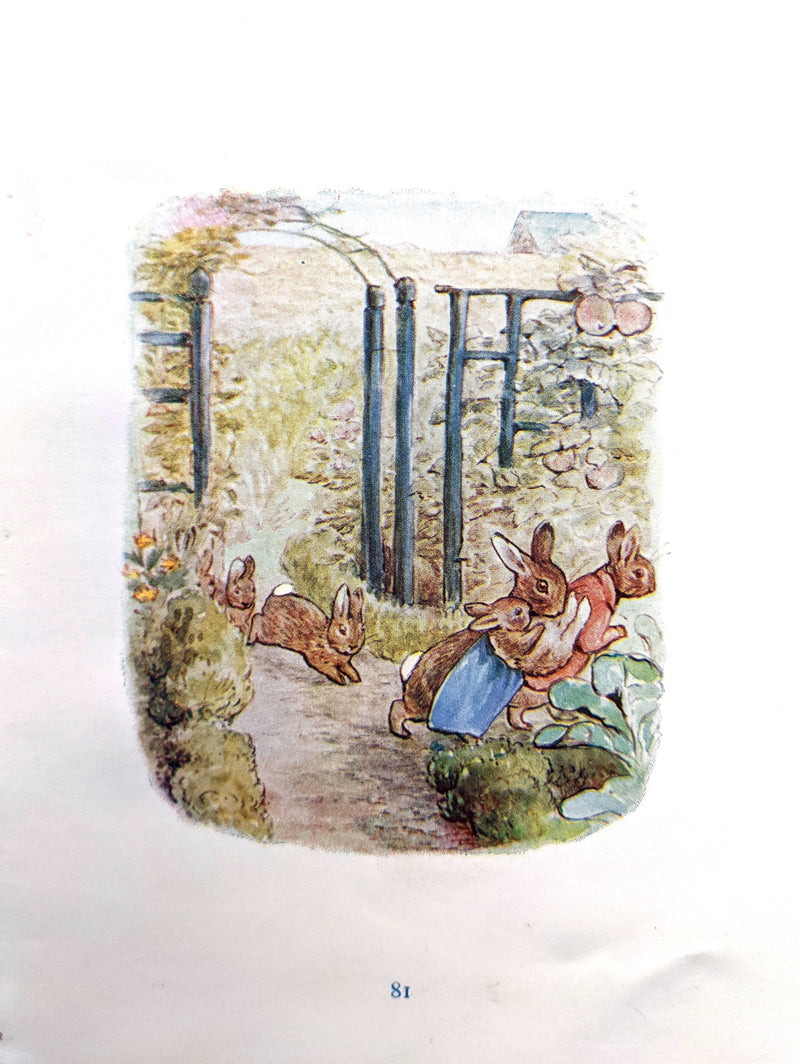 1909 Rare Book - Beatrix Potter - The Tale of the Flopsy Bunnies - First Edition, 1st or 2nd printing.
