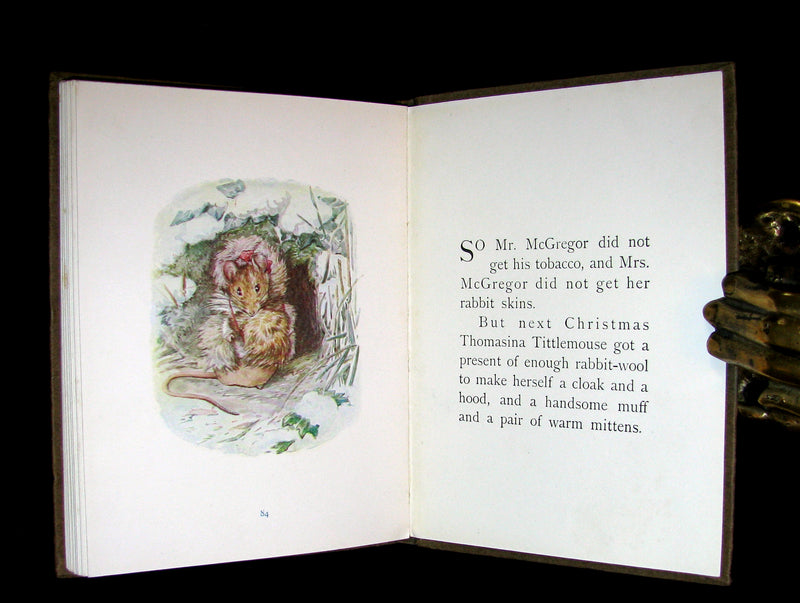 1909 Rare Book - Beatrix Potter - The Tale of the Flopsy Bunnies - First Edition, 1st or 2nd printing.