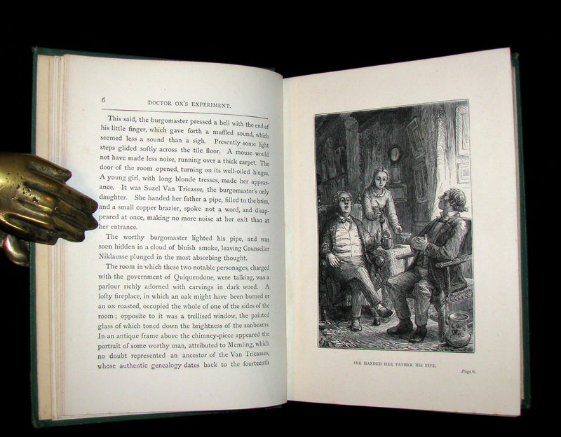 1875 Rare Second Edition - JULES VERNE - Dr. Ox's Experiment and Other Stories.