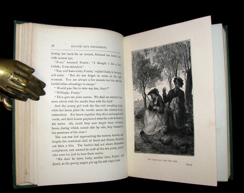 1875 Rare Second Edition - JULES VERNE - Dr. Ox's Experiment and Other Stories.