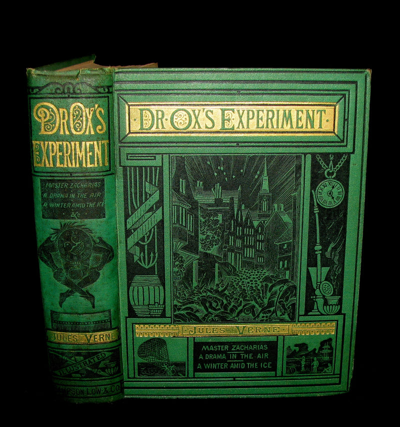 1875 Rare Second Edition - JULES VERNE - Dr. Ox's Experiment and Other Stories.