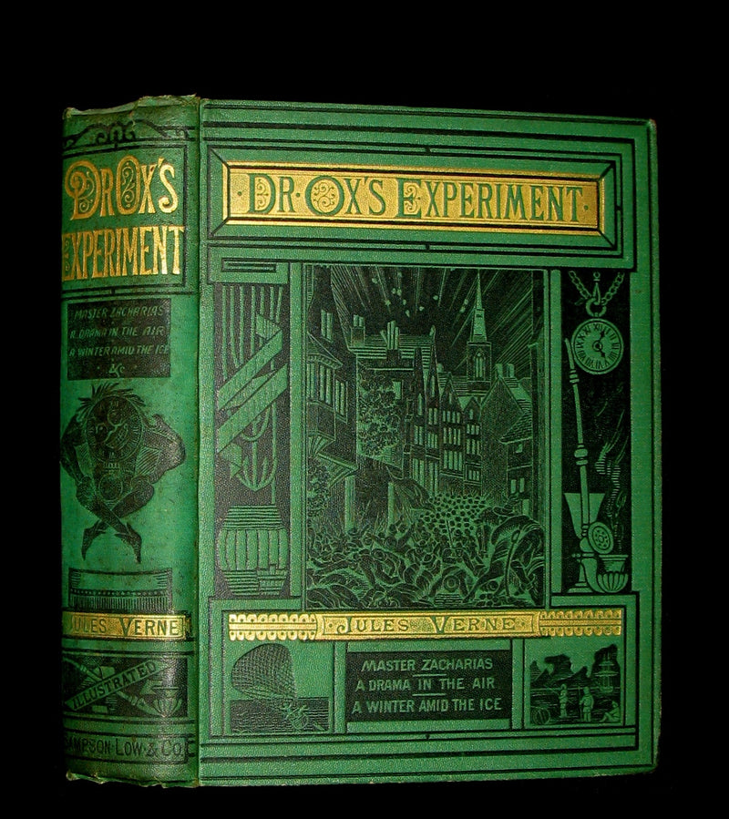 1875 Rare Second Edition - JULES VERNE - Dr. Ox's Experiment and Other Stories.