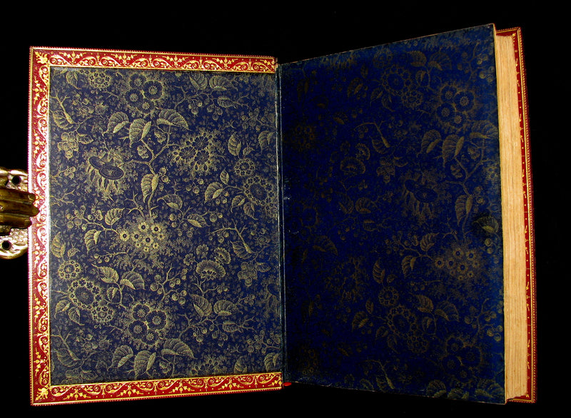 1864 Beautiful Tout Binding - INGOLDSBY LEGENDS, COLOR Illustrated by Cruikshank, Leech and Tenniel.