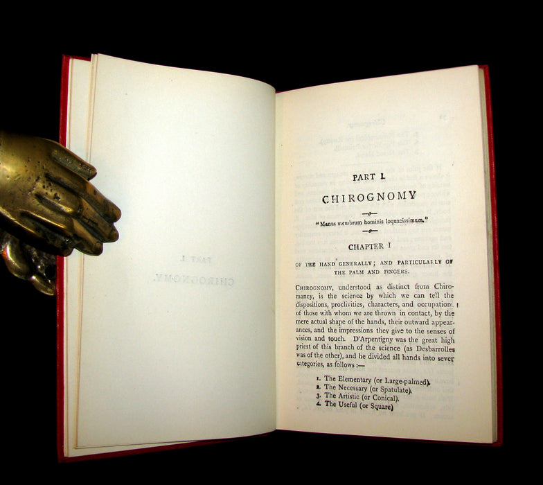 1900 Scarce CHIROMANCY Book -  The Science of Palmistry by Henry Frith. Illustrated.