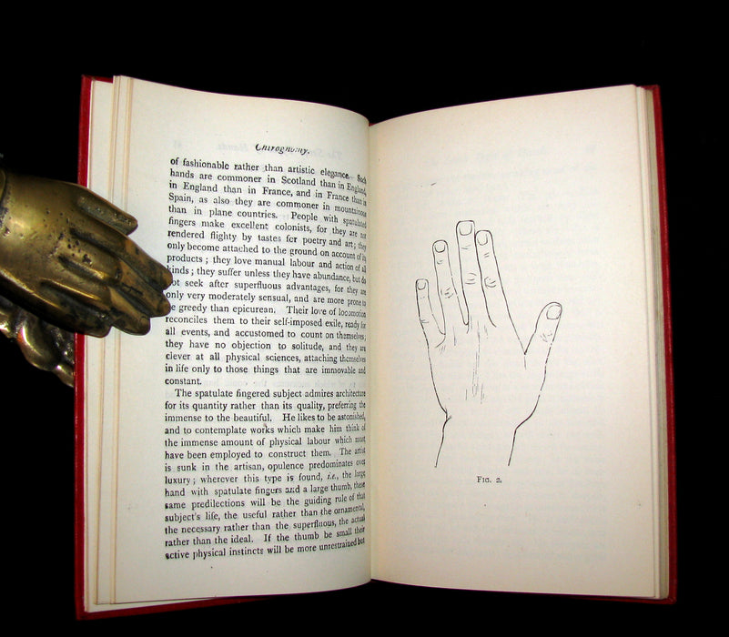 1900 Scarce CHIROMANCY Book -  The Science of Palmistry by Henry Frith. Illustrated.