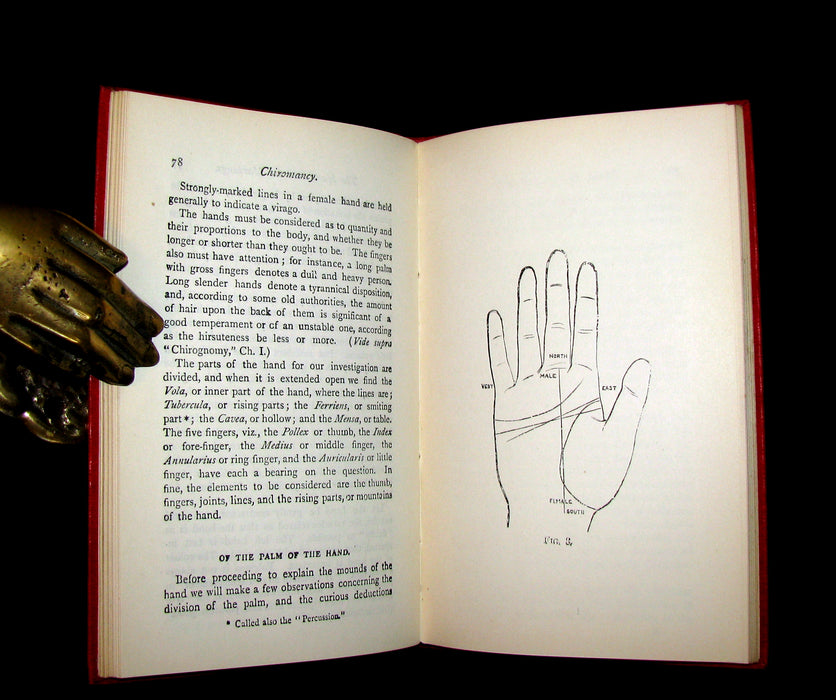 1900 Scarce CHIROMANCY Book -  The Science of Palmistry by Henry Frith. Illustrated.