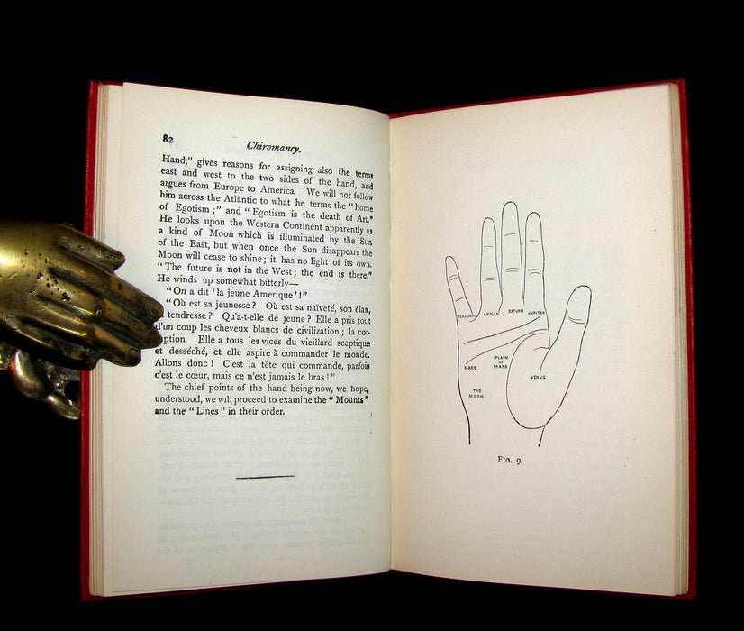 1900 Scarce CHIROMANCY Book -  The Science of Palmistry by Henry Frith. Illustrated.