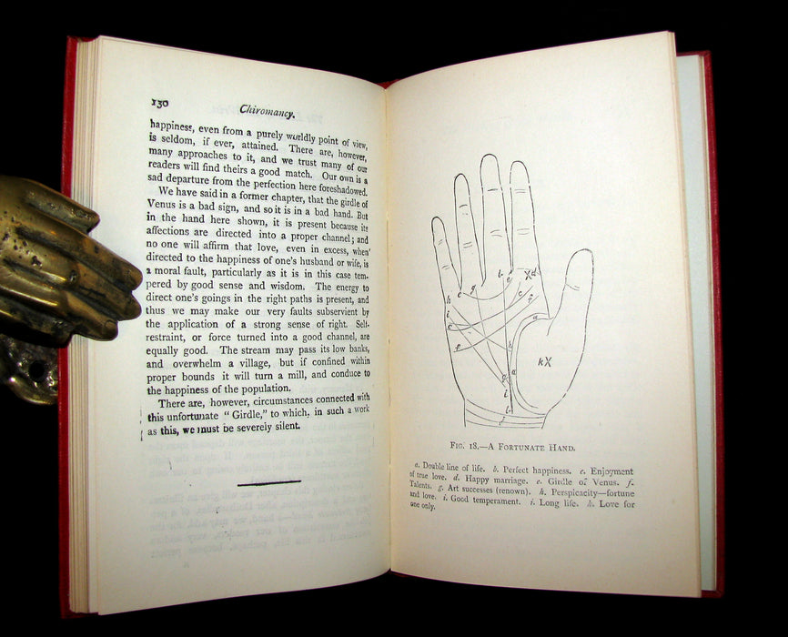 1900 Scarce CHIROMANCY Book -  The Science of Palmistry by Henry Frith. Illustrated.