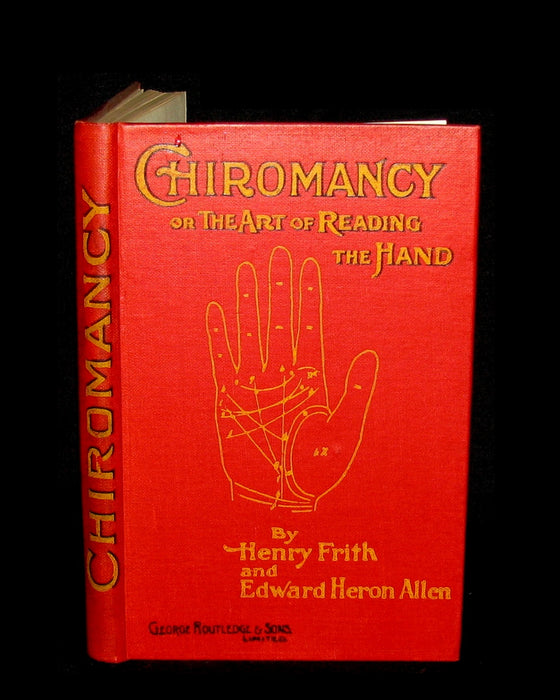 1900 Scarce CHIROMANCY Book -  The Science of Palmistry by Henry Frith. Illustrated.