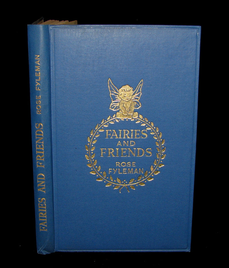 1925 Signed Book - Rose Fyleman - Fairies and Friends + Signed Letter. First Edition.