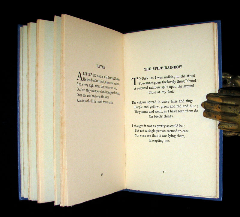 1925 Signed Book - Rose Fyleman - Fairies and Friends + Signed Letter. First Edition.